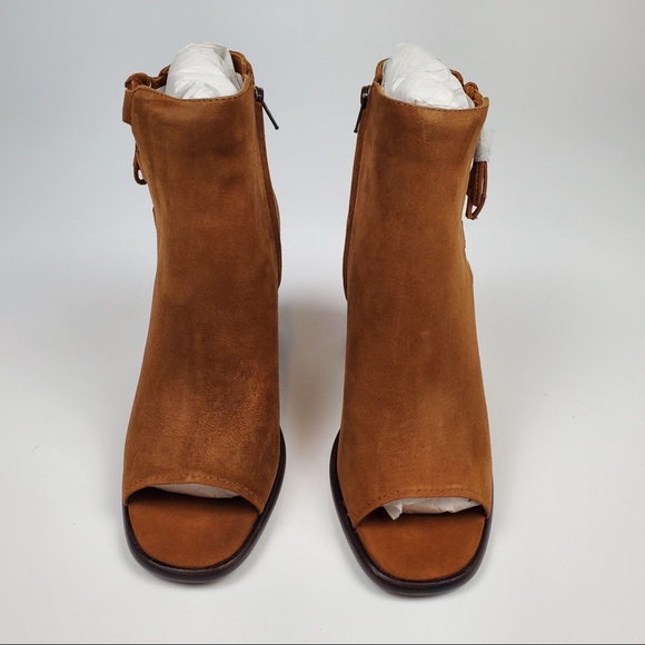 Frye Amy Side Ghillie Bootie in Nutmeg NWT - Picture 2 of 8